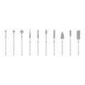 Diamantschneider-Set, 10-teilig.