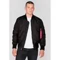Alpha Industries Bomberjacke MA-1 TT Kunstfaser, slim fit schwarz L (50/52)
