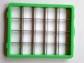 Genius Nicer Dicer Chef Messereinsatz 24x24  grün,weiß,grau,aubergine oder rot
