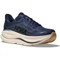 Hoka One One BONDI 9 Laufschuh atmungsaktives Mesh-Obermaterial, leicht profiliertes Laufsohlenprofil blau 46 EU