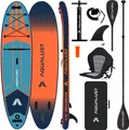 AQUALUST 10.6 iSUP Board Stand Up Paddle Surfboard aufblasbar Komplettset 320cm - Inhalt: Boardset+Kajakpaddel+Deluxe-Sitz