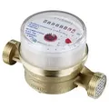 "Schlösser Armaturen JS Einstrahlzähler ETK Q3=2,5 m3/h AG 3/4\" Baulänge 110 mm"