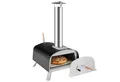 COSTWAY Pizzaofen, inkl. Pizzaschieber & Pizzastein, Holz, bis zu 450 °C