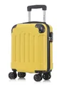 YONSLY Hartschalen-Trolley Hartschalen-Koffer Trolley 360° Rollen, robuster Reisekoffer, 4 Rollen, mit Zahlenschloss, für Business und Urlaub 46/55/66/76 cm
