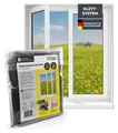 EASYmaxx Insect Protect Insektenschutzgitter - für Fenster bis 150x180cm - Klett
