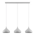 Lindby Pendelleuchte Elamira (Modern) in Weiß aus Metall (3 flammig, E27) - Deckenlampe Esstischlampe Hängelampe Hängeleuchte Wohnzimmerleuchte