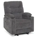 M MCombo Relaxsessel mit Liegefunktion Fernsehsessel 7033 (Grau)