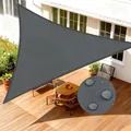 Sonnensegel, Triangular, 3x3x3 m, , Anthrazit, UV-Schutz, Garten