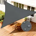 Sonnensegel Dreieck 3x3x3m  UV-Schutz Balkon Garten Terrasse