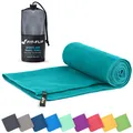 Mikrofaser Handtuch  kompakte Microfaser Handtücher  ideal als Sporthandtuch,...