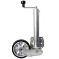 Automatik-Stützrad für Anhänger | 500 kg Tragkraft | Vollgummi-Rad | Schwerlast