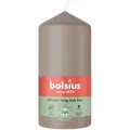 Bolsius: Stumpenkerze 120/58mm - Helles Taupe (6 Stück)