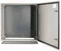 CS 66/300 METALLGEHÄUSE NT 600X600X300 SOLIDE TÜR MIT PLATTE IP65 GRAU