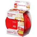 Sistema Mikrowellen-Eierkocher | BPA-frei | 271 ml | Rot | Lebensmittelbehälter