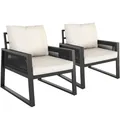 Aluminium Gartenlounge-Set Captive im Rope-Design Sitzgruppe anthrazit B-Ware