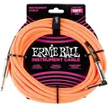 Ernie Ball EB6084 Instrumentenkabel gerade/gewinkelt neonorange 5,48m | Neu