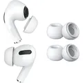 MMOBIEL 2 Paar Ersatz-Ohrstöpsel für AirPods Pro - Silikon Ohrstöpsel Spitzen S – Weiß - Weiß