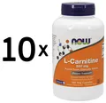 10 x NOW Foods L-Carnitine, 500mg - 180 caps (233,33 EUR/kg)