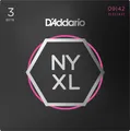 3x Set D'Addario NYXL0942 Saiten E-Gitarre Nickel Plated Steel unbeschichtet