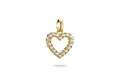 THOMAS SABO Charm Herz Charm Herz - Connect, mit Rubin (synth), Zirkonia (synth)