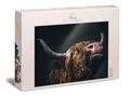 Ulmer Puzzleschmiede - Puzzle „Yak“ - Klassisches Puzzle mit 1000 Teilen - Das kraftvolle Hochlandrind aus dem Himalaya-Gebirge hört den Ruf des Berges - erstklassiges Tierpuzzle für Erwachsene