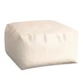 DreamRoots Pouf Hocker Cube 70x70x40cm - Couch Hocker - Pouf Cord - Wohnzimmer - Fußhocker Für Sessel Sofa - Sitz Poof - Sessel Pouf Sitzsack