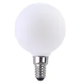 NCC-Licht 6 x LED Filament Leuchtmittel Globe G60 2W E14 opal 170lm warmweiß 2700K