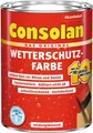 Consolan Wetterschutzfarbe 2,5 L grün 206 Wetterschutz Holzfarbe Deck