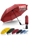 Kompakter Reise Regenschirm Groß Sturmfest – Automatik Taschenschirm für Herr...