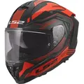 LS2 Motorradhelm FF817 Challenger II Dravix Helm, Pinlockscheibe enthalten schwarz M (57/58)