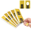 Hanyousheng Nagel-Schablonen (200 Stück), Golden Schablonen Für Künstliche Finge