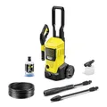 Kärcher Hochdruckreiniger K 4 FJ, Druck: 130 bar, Durchfluss: 420 l/h, Flächenleistung 30 m²/h, Dreckfräser, inkl. 3-in-1 Autoshampoo + Schaumdüse