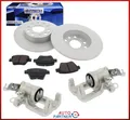 Bremssattel Bremsscheiben Beläge für VW Golf 5 / 6 Audi 8P Hinterachse 1KS 1KT