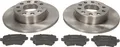 MAPCO Bremsensatz Scheibenbremse 47837 für GOLF VW 1KE 1KF TOURAN AUDI JETTA A3