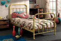 Vipack Einzelbett New York, Bettgestell Metall, pulverbeschichtet, in zeitlosem Design (H/T ca. 100x210cm, inkl. Lattenrost, sehr stabil gebaut), zwei Breiten und mehrere Farben zu Auswahl
