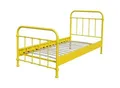 Vipack Metallbett New York 90x200 cm, gelb