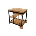 BELLAVISTA Grillwagen "Jack", BxHxT: 89 x 82 x 64 cm, Holz/Aluminium - natur
