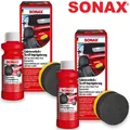 2x SONAX Cabrioverdeck + Textil-Imprägnierung inkl. Schwamm wasserfest 250ml