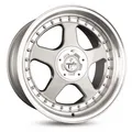 18 Zoll KESKIN KT1 5x112/120 ET15 Alufelgen SILVER LIP POLISH