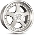 4x Alufelgen Keskin KT1 Silber Rand Poliert  8,5x18 ET15 LK5 112 18 Zoll Felgen