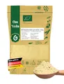 BIO Bockshornklee gemahlen | Fein gemahlenes Bockshornkleesaatpulver ohne Zusätze | Organic Fenugreek Seeds Powder | Ideal für Tee oder als Gewürz | OmVeda (500g)