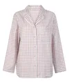 Hunkemöller Pyjamatop Flanel Essentials - Violet Ice - L