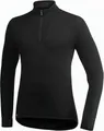Woolpower Zip Turtleneck 200 schwarz - Größe XXL