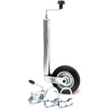 Wiltec Stützrad 362kg inkl. Klemmhalter & Schellen Wohnwagen Anhänger Stütze