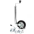 Stützrad 150kg inkl. Klemmhalter & Schellen Wohnwagen Anhänger Stütze