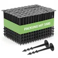 GARDENIX Erdanker Unkrautvlies 1000 Stück, Erdnägel Unkrautvlies aus Kunststoff, 12 cm Länge, UV-beständig, Unkrautvlies Befestigung, Befestigung für Unkrautvlies, Rostfrei, Bruchfest