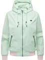 Ragwear Damen leichte Übergangsjacke atmungsaktive Jacke mit Kapuze Nuggeta Summer YOUMODO Mint Gr. S