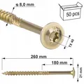 Tellerkopfschrauben Konstruktionsschrauben für Holz 6 8 TORX WKCP