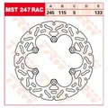 Bremsscheibe starr MST247RAC für Yamaha Motorrad