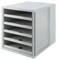 HAN Schubladenbox SCHRANK-SET KARMA, 5 offene Schübe, grau